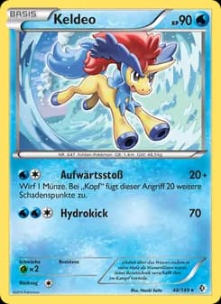 Keldeo card in German