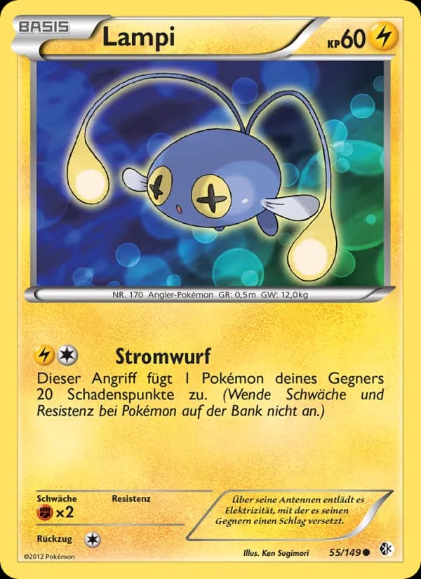 Lampi card in German
