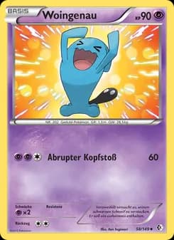Woingenau card in German