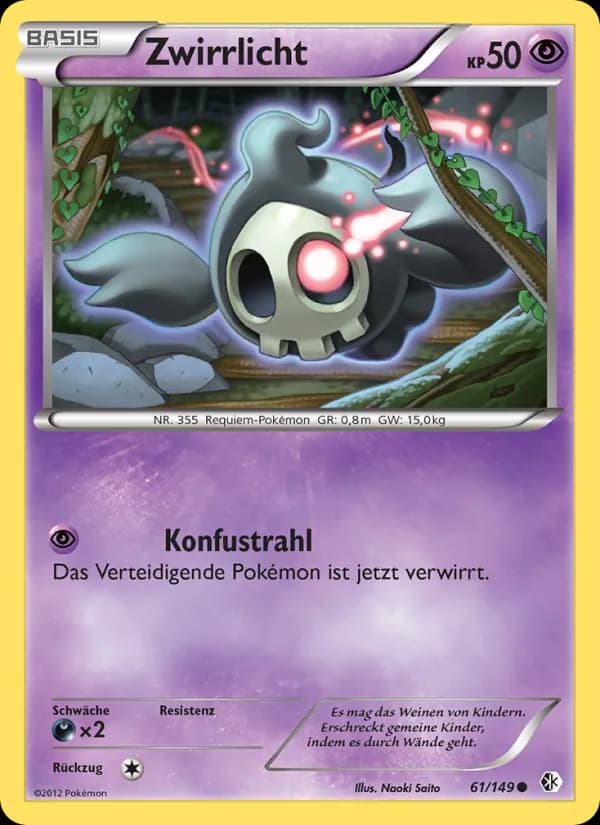 Zwirrlicht card in German