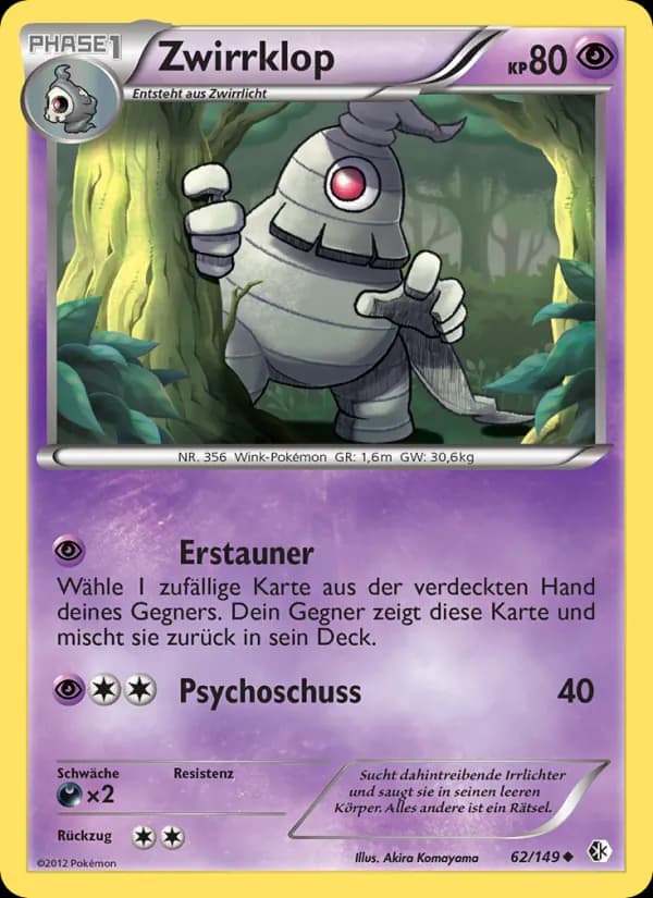 Zwirrklop card in German