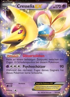 Cresselia-EX card in German