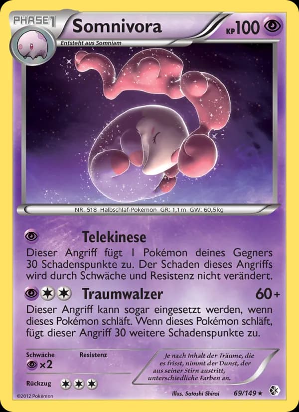 Somnivora card in German