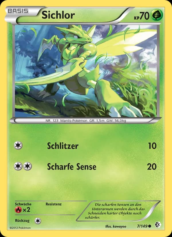 Sichlor card in German