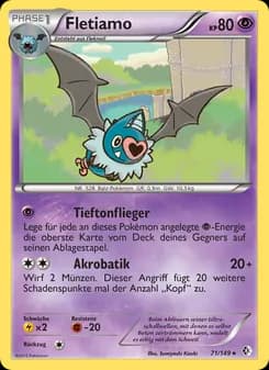 Fletiamo card in German