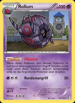 Rollum card in German