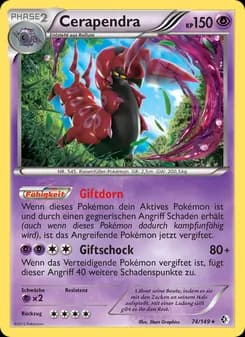 Cerapendra card in German