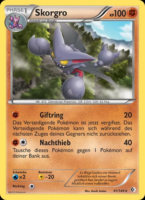 Skorgro card in German