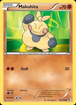 Makuhita card in German
