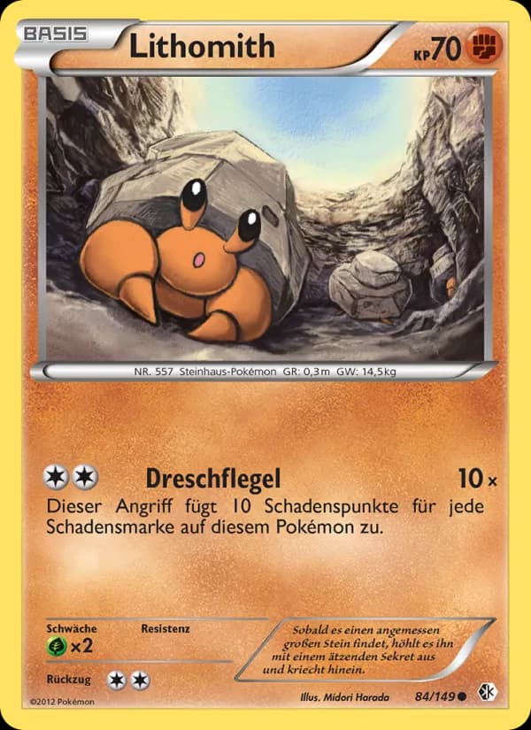 Lithomith card in German