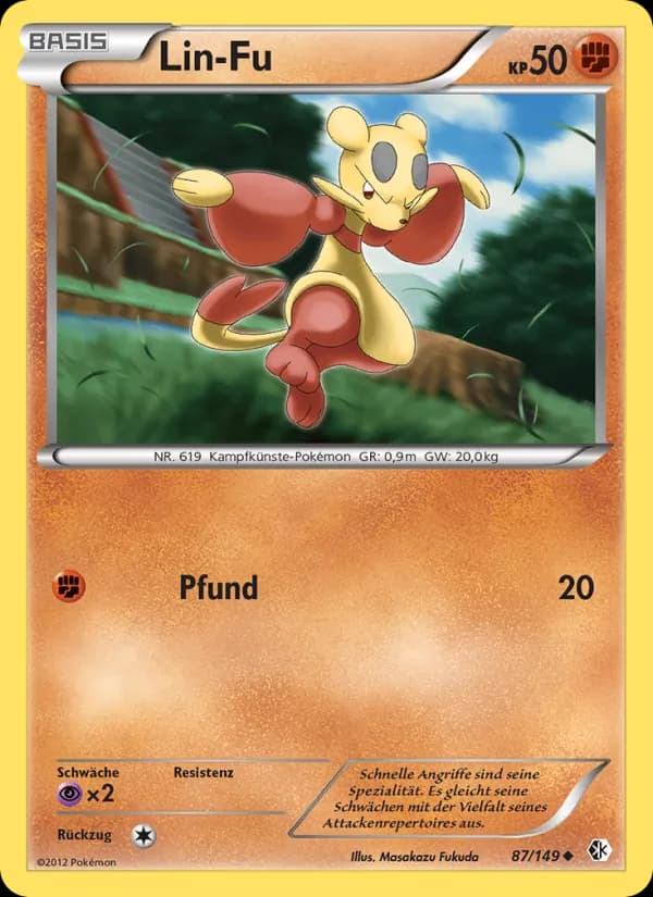 Lin-Fu card in German