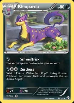 Kleoparda card in German