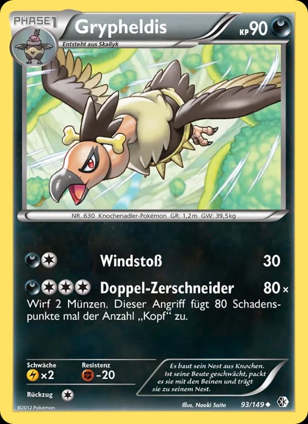 Grypheldis card in German