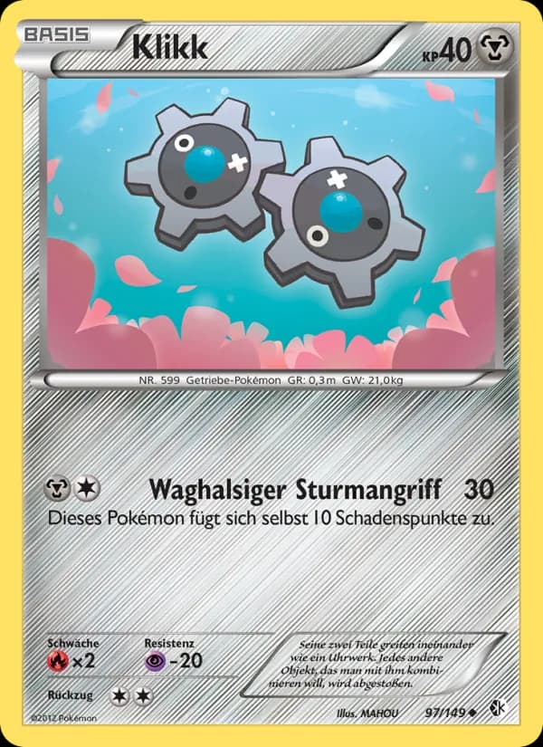 Klikk card in German