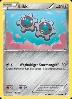 Klikk card in German