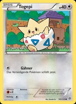 Togepi card in German