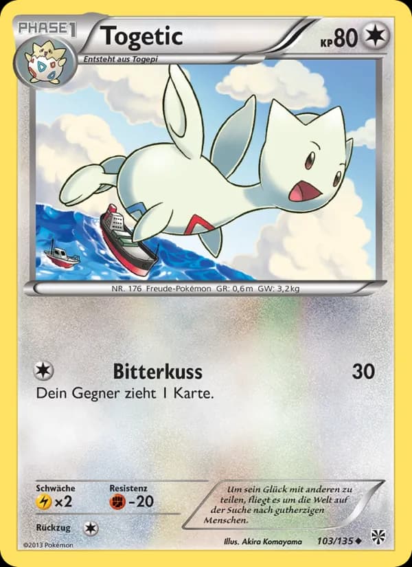 Togetic card in German