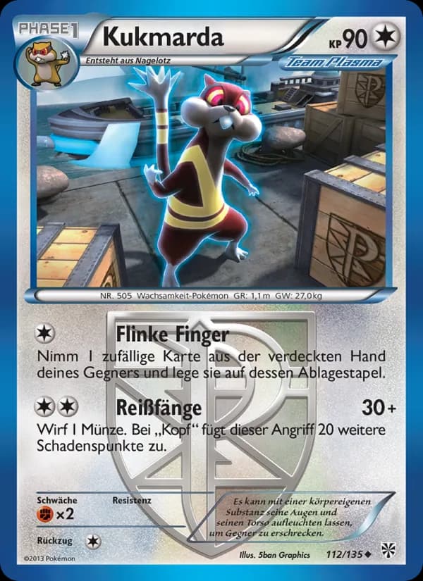 Kukmarda card in German