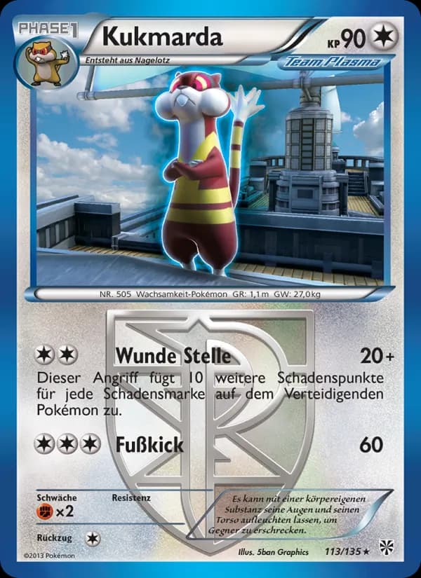 Kukmarda card in German