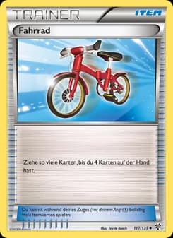 Fahrrad card in German