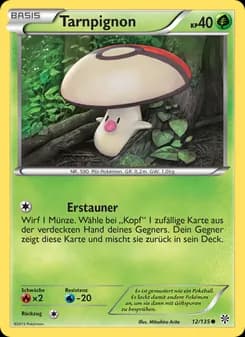 Tarnpignon card in German