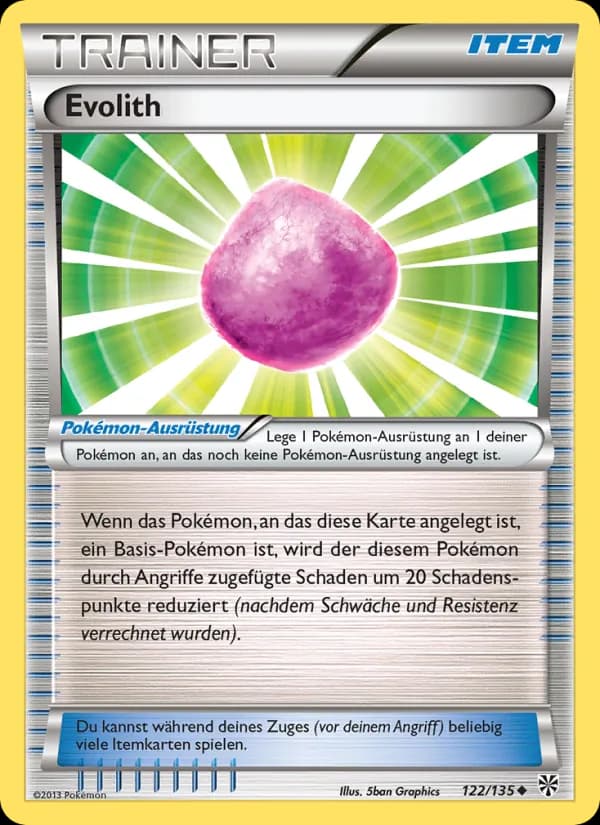 Evolith card in German