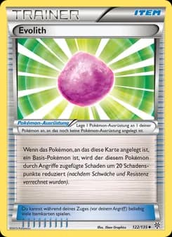 Evolith card in German