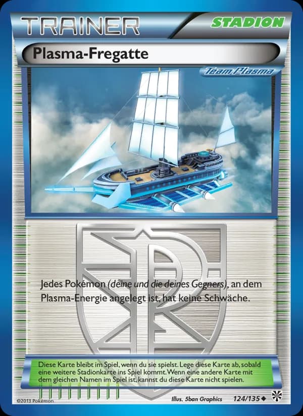 Plasma-Fregatte card in German