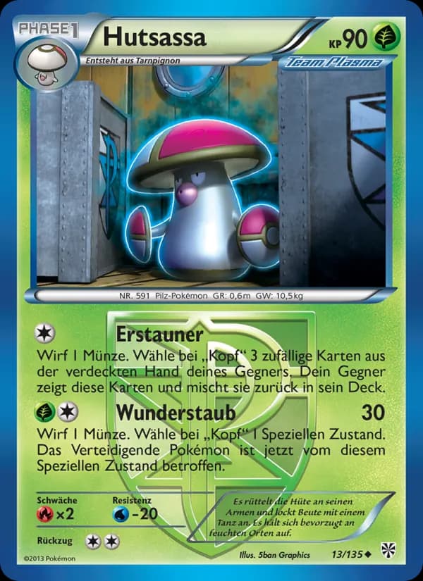 Hutsassa card in German