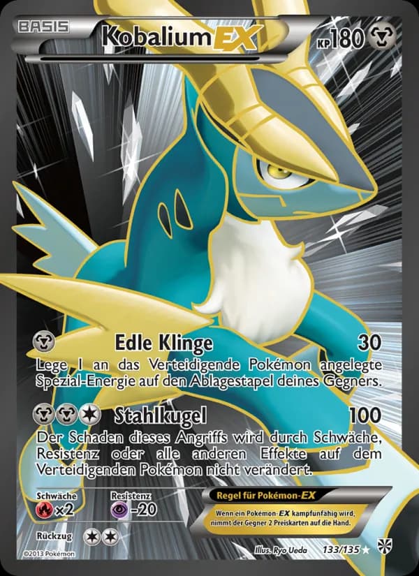 Kobalium-EX card in German