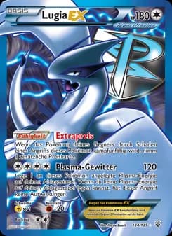 Lugia-EX card in German