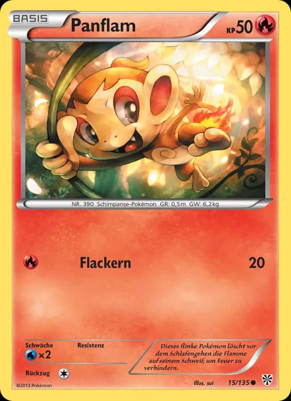 Panflam card in German