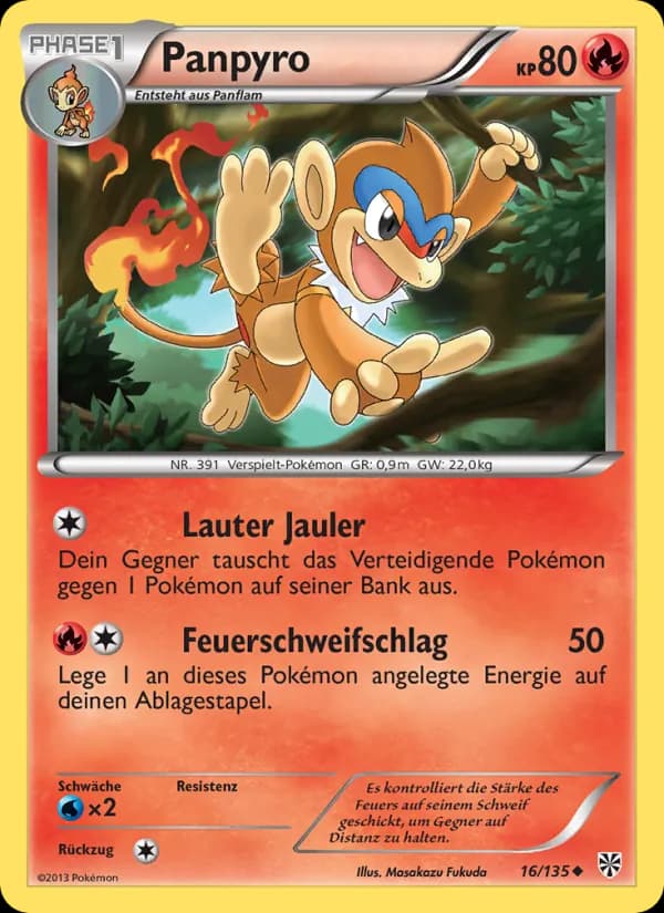 Panpyro card in German