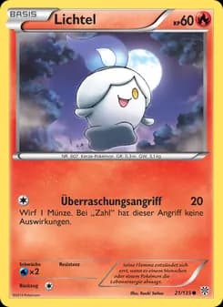 Lichtel card in German