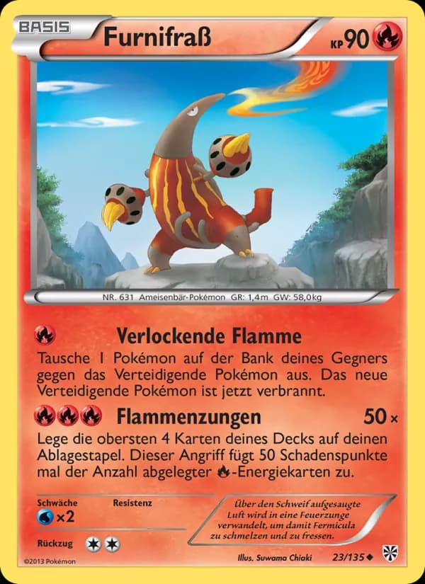 Furnifraß card in German