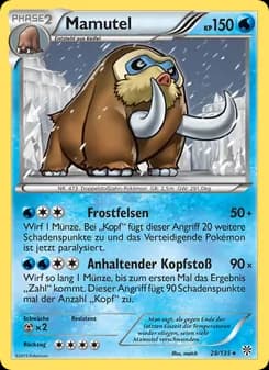 Mamutel card in German