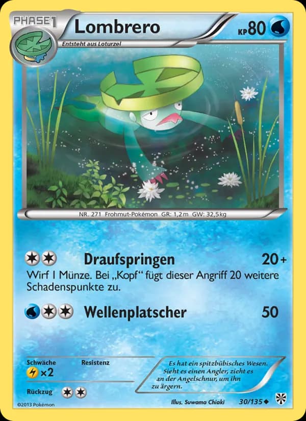 Lombrero card in German