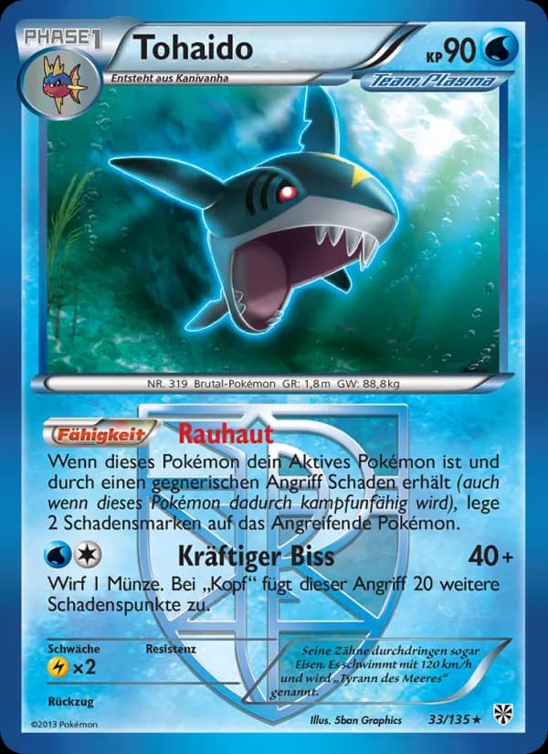 Tohaido card in German