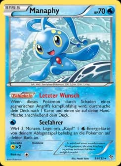 Manaphy card in German