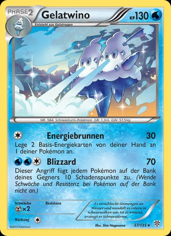 Gelatwino card in German