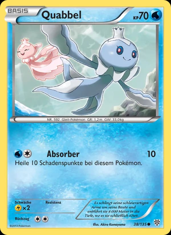 Quabbel card in German
