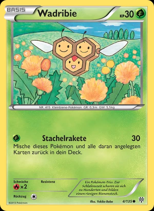 Wadribie card in German