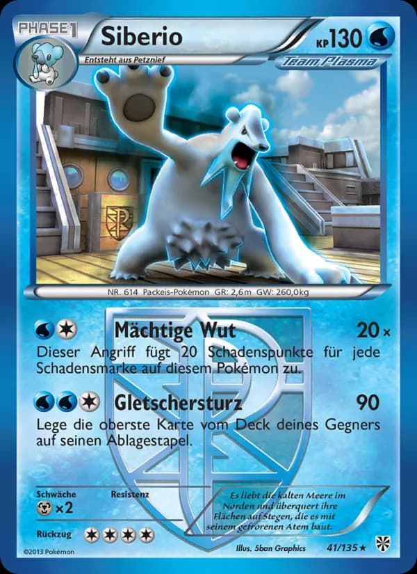 Siberio card in German