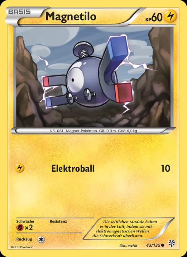 Magnetilo card in German