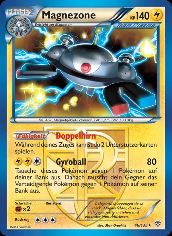 Magnezone card in German