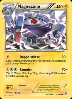 Magnezone card in German