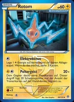 Rotom card in German