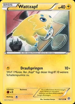 Wattzapf card in German