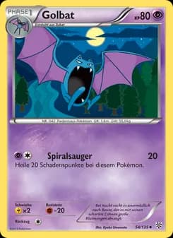 Golbat card in German