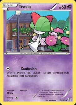 Trasla card in German